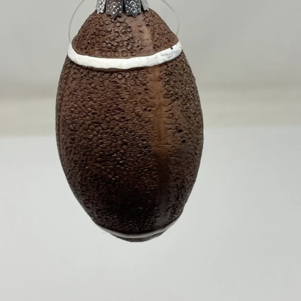 New Brown Football Sport CHRISTMAS Tree‎ ORNAMENT  3.5” Ball Boys Gift
